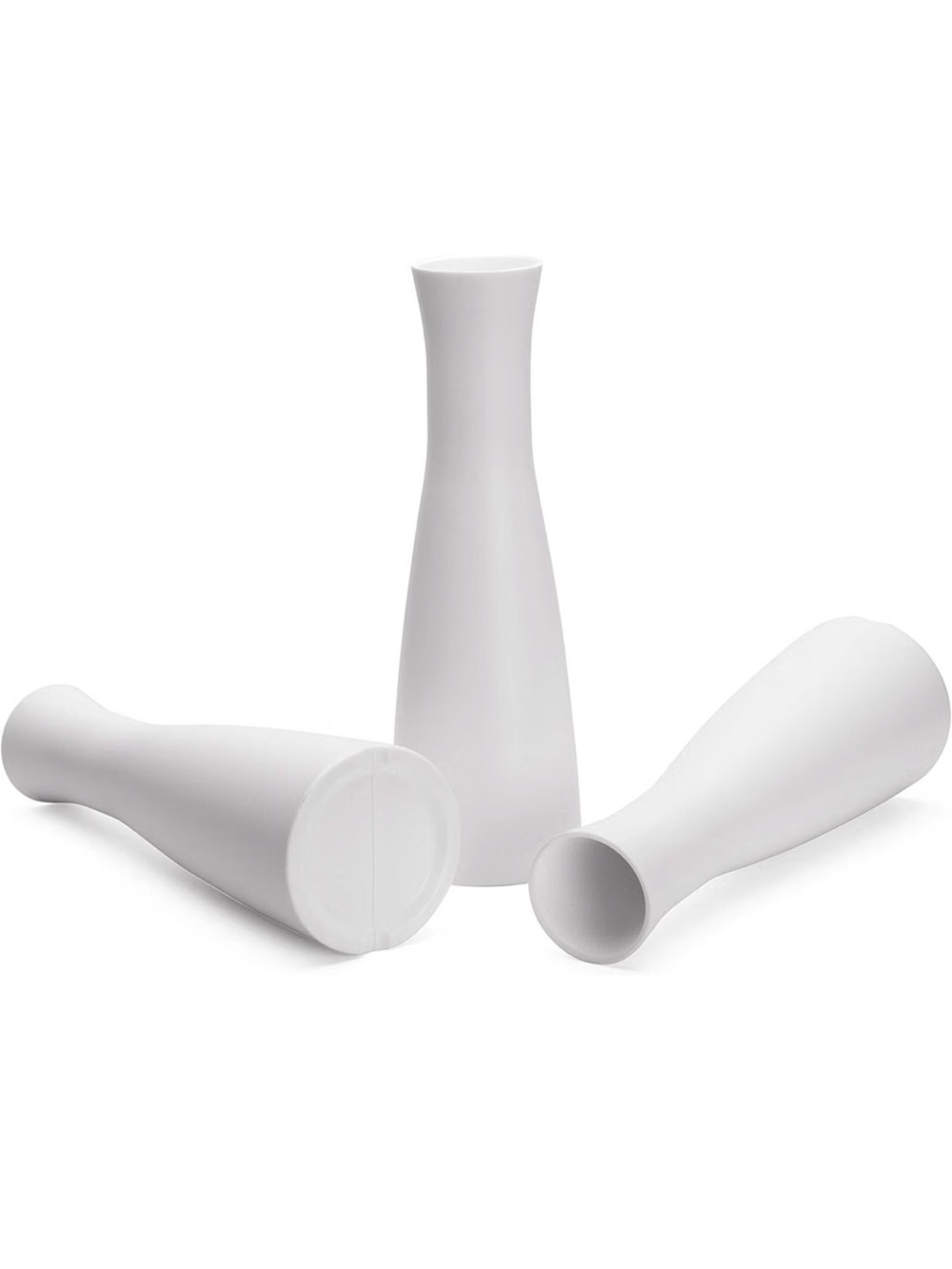 🔥5 FOR $25🔥 Tall Conic Composite Plastics Flower Vase, Small Bud